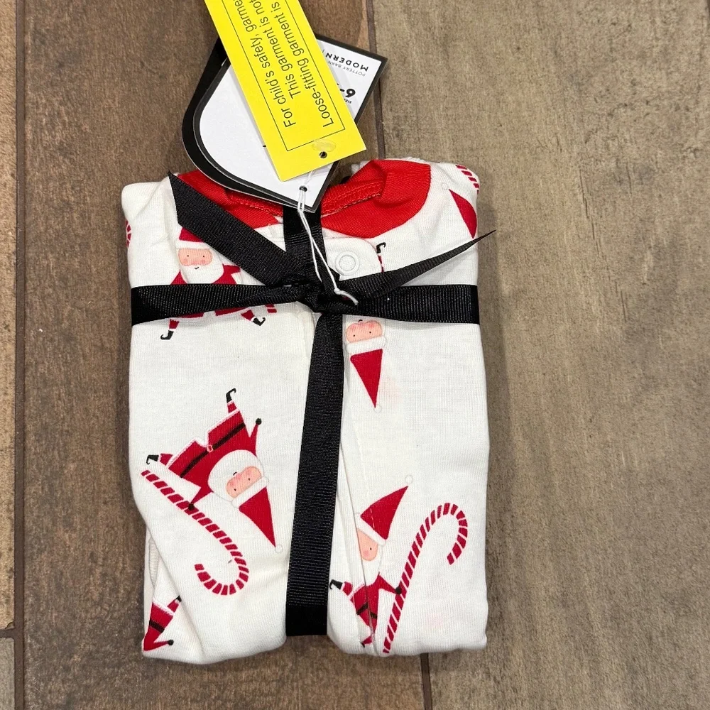 Smiley Santa Organic Cotton Pajama- PBK